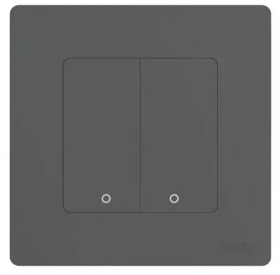 MOES Smart switch, ZigBee, 2G, L, sivi