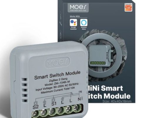 Mo00407 Sm Switch Modul Mini Moes Zigb 2g P
