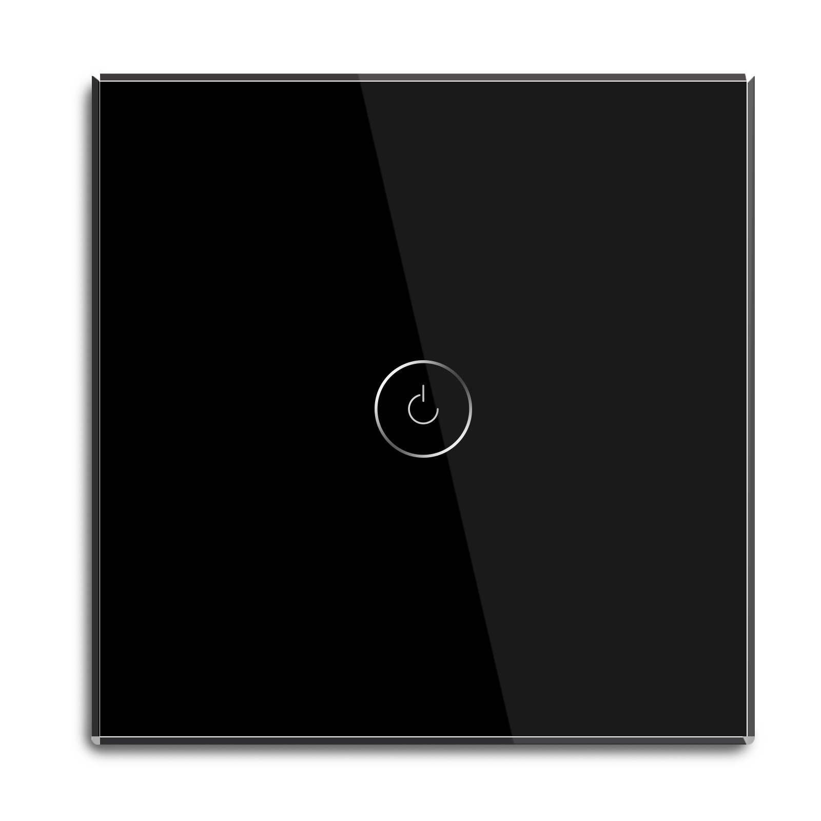 Bs00002 Panel Za Sm Switch Bseed Staklo 1 Gang Crni